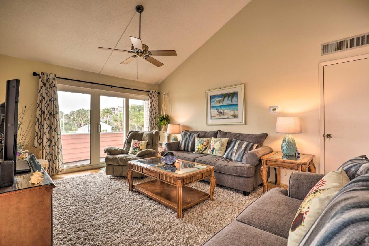 Breezy St Augustine Condo Walk To Crescent Beach! Сент-Огастин Экстерьер фото